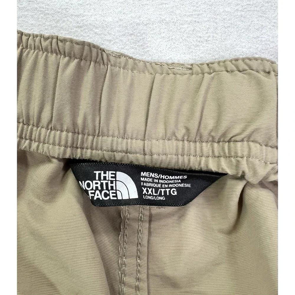 The North Face Paramount Trail Hiking Cargo Shorts 11” Mens 2XL Beige NF0A2WL9